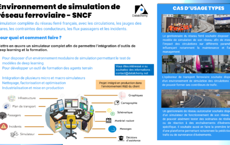 Environnement de simulation de réseau ferroviaire – SNCF